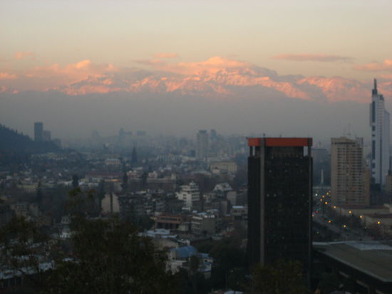 im hintergrund der beruehmte smog, den wir aber gar nicht bemerkten