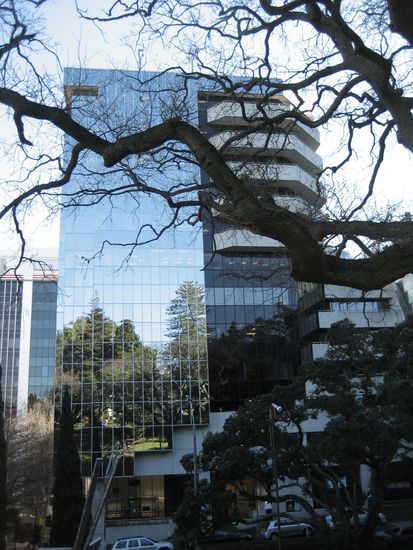 stadtansichten von auckland, wo ueberall natur und architektur aufeinander treffen