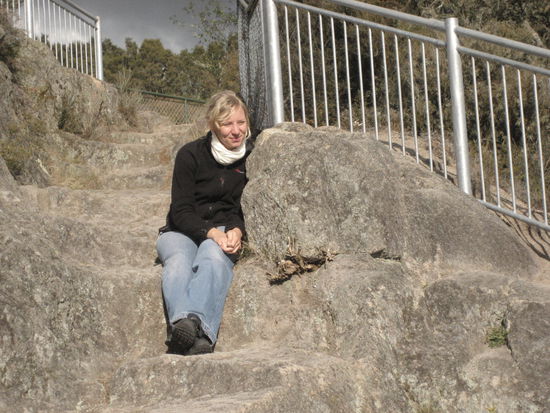 so wartet man eben, bis das spektakel losgeht...