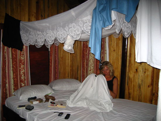 abends unterm himmelbett