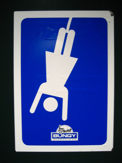 ganz witzige toilettenschilder hatten sie dort