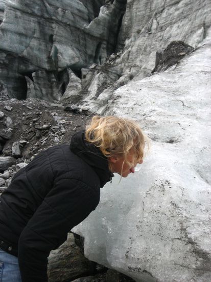 einmal am gletscher lecken muss sein!