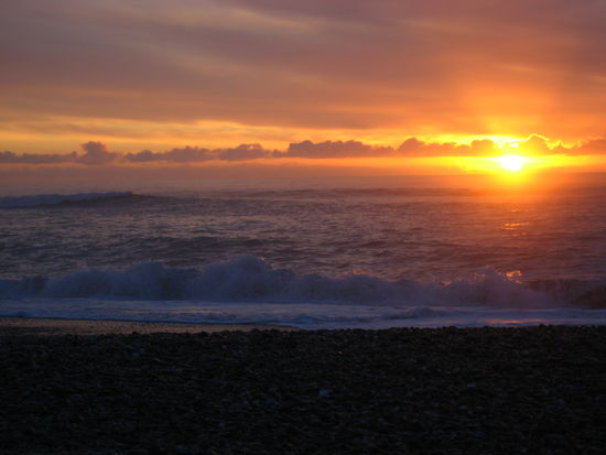 ...wo sich abends wieder mal ein genialer sonnenuntergang zeigte
