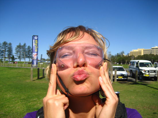 ...doch die brille sitzt!