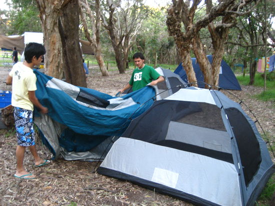 doch keine frage fuer ho ya, dass er trotzdem beim aufbauen hilft.