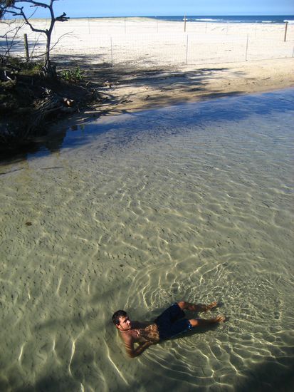 in der stroemung des eli creek