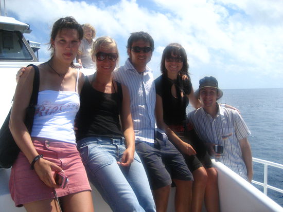 mit sabina, jane und christoph