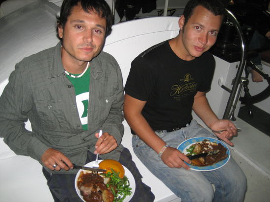 gutes essen schafft boden und das essen war wirklich lecker: mal wieder rinderbraten und kuerbis