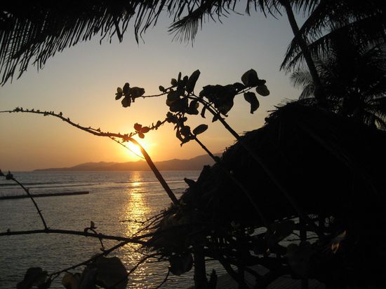 ...und der untergehenden sonne!