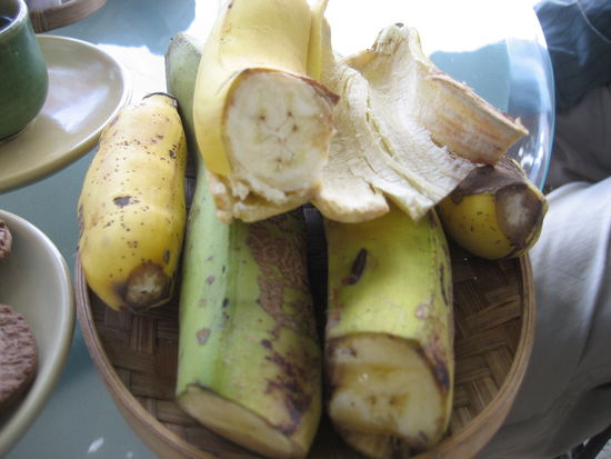 milk banana und green banana