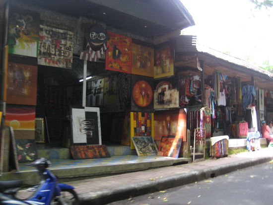 eine der vielen vielen laeden in ubud. DAS ist ubud!