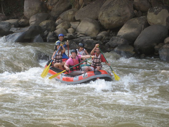 boot nummer 2 an einem der rapids