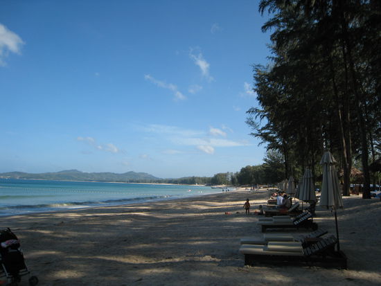 "unser" strand von bang tao