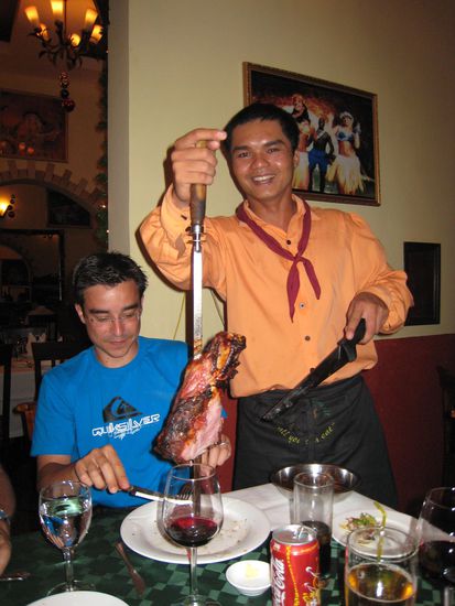 gutes essen schafft boden fuer den alkohol (dachte ich zumindest)