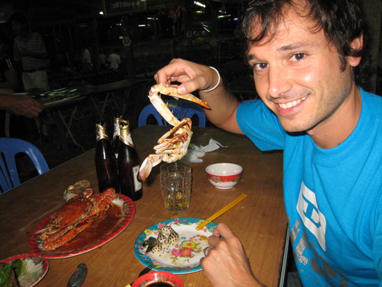 und das ist der geburtstags-krebs, an dem chris aber wohl die groessere freude hatte