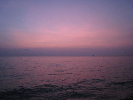 so schoen ging abends die sonne unter