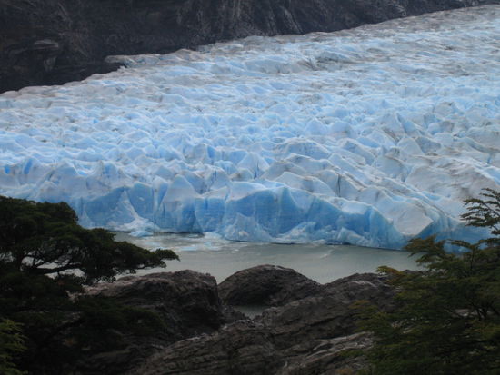 und da war der gletscher aus der naehe