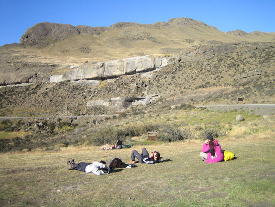 chris haelt ausschau nach dem condor...