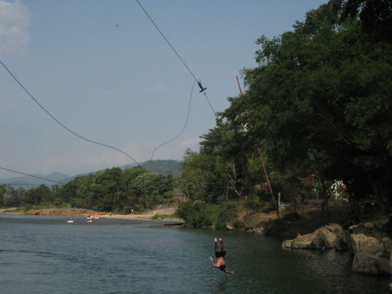es wird solange seilbahn gefahren bis der salto so aussieht