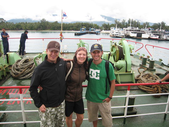 Kurz vor der Ankunft auf Koh Samui