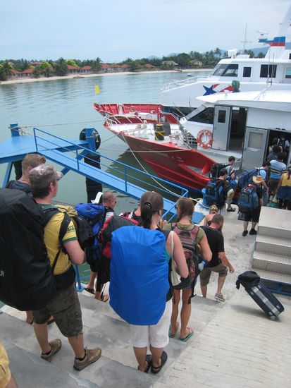 alle backpacker auf nach ko tao