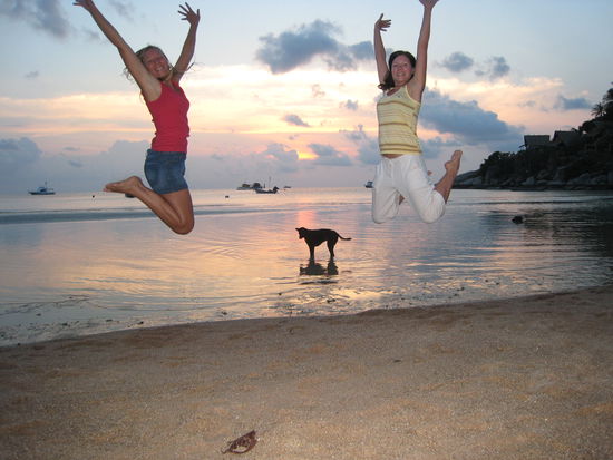 gruppenbild mit unserem haushund dem fischer