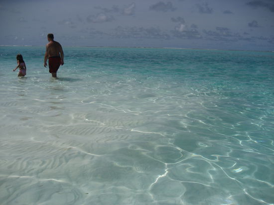 Eine kleine Sandbank!