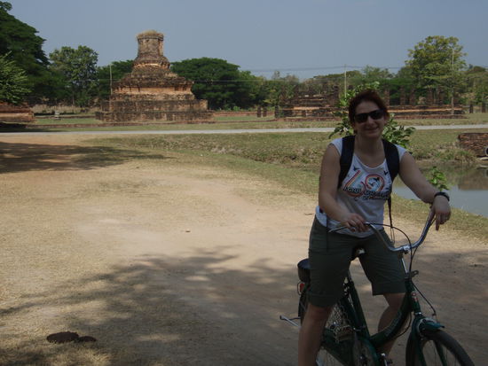 Fahrradtour durch Old Sukhothai