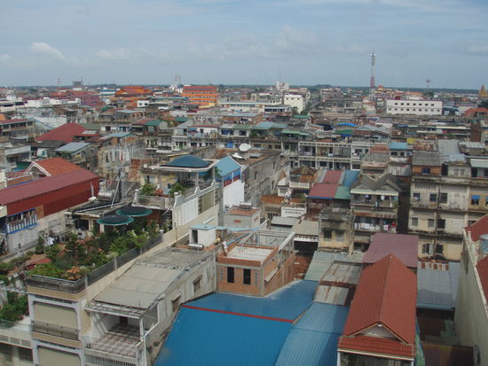 Phnom Penh von oben