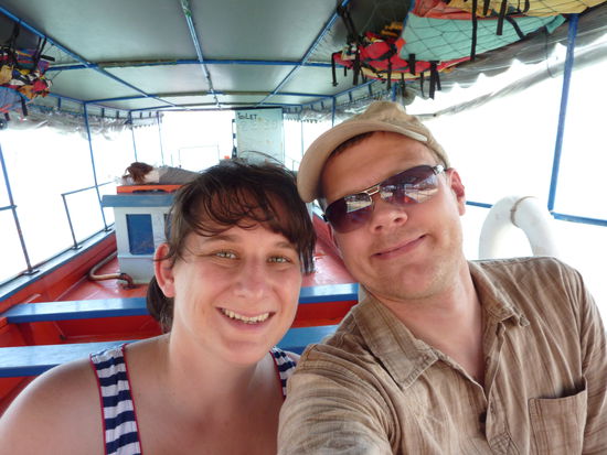 Auf dem "Expressboat"