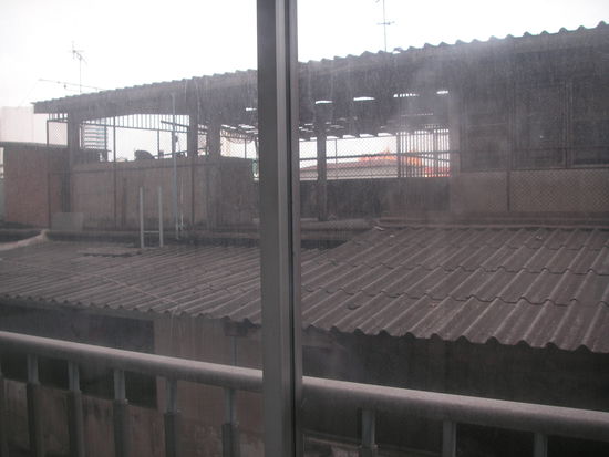 unser schoener Ausblick aus unserem Zimmer