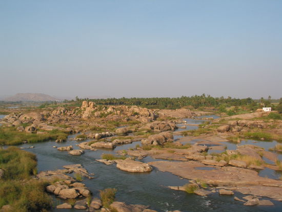 geheimnisvolle Landschaft in Hampi