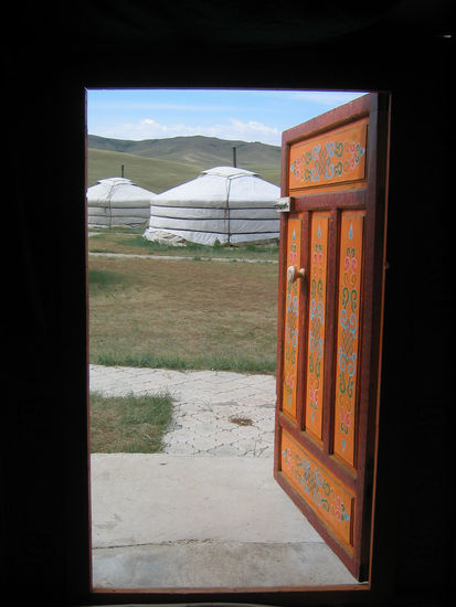 Blick aus der Jurte
