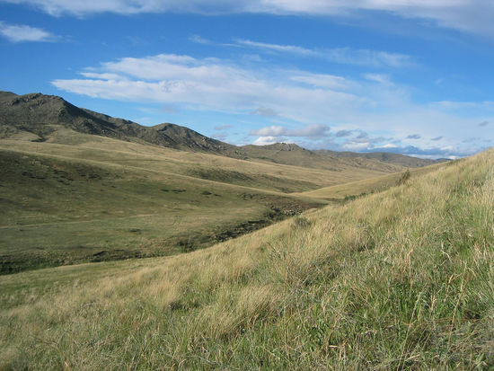 Blick auf die Wasserstelle (hier verläuft der Fluss gerade unterirdisch)