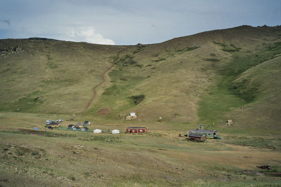 Das sogenannte Moilt Camp von oben