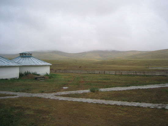 Da es gegen Ende meines Aufenthalts oft geregnet hat, war die Wiese viel grüner als am Anfang, siehe Fotos der ersten Kapitel