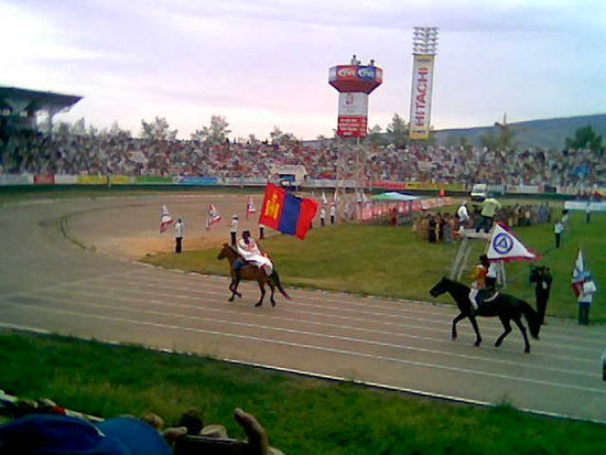 Naadam: Eröffnungszeremonie