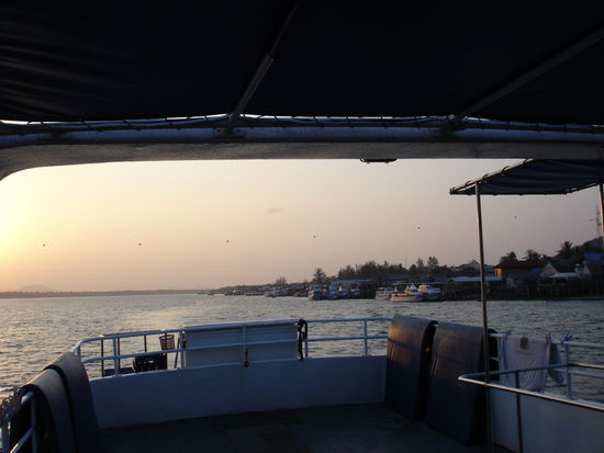 sehr sehr frueh geht's los