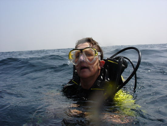 bin wieder oben... wo iss denn das Boot hin ???