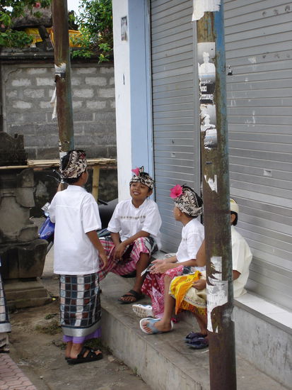 Traditionelles Balinesisches Tempelfest