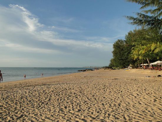 das nennen wir leer... Hier duerfen keinerlei Liegen an den Strand .... seeeehr cool