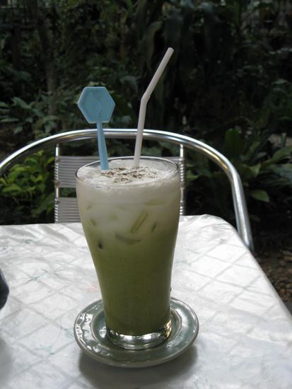 gruener Teepuchino in ge-eist