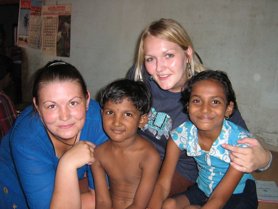 Ich, Varsha, Tanja und Varna