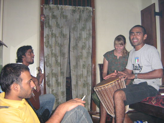 Abendprogramm vor unserer Abreise