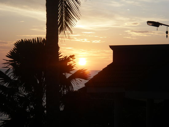 Sonnenuntergang über dem Meer