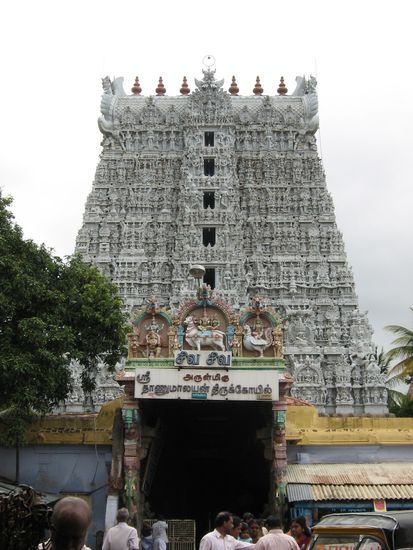 Der riesen Tempel in Nagercoil