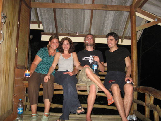 Ich, Bine, Manu und Daniel