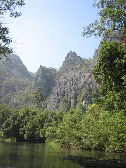 Traumhafter Blick auf die Karstberge