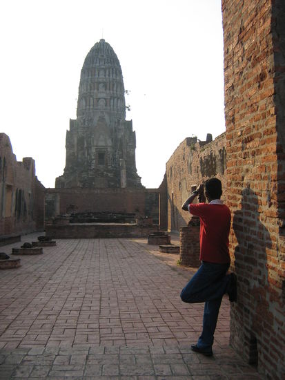 alte Tempel in Ayutthaya