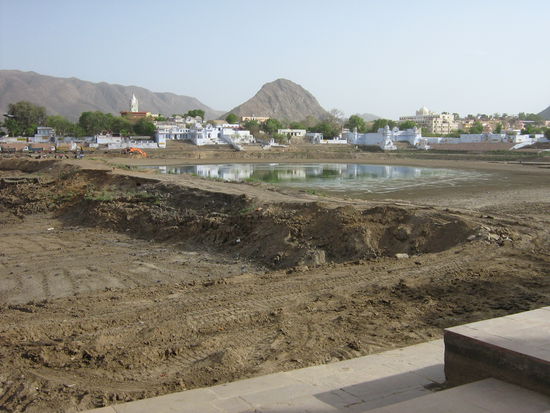 Pushkar - der heilige See bzw. was davon übrig ist.